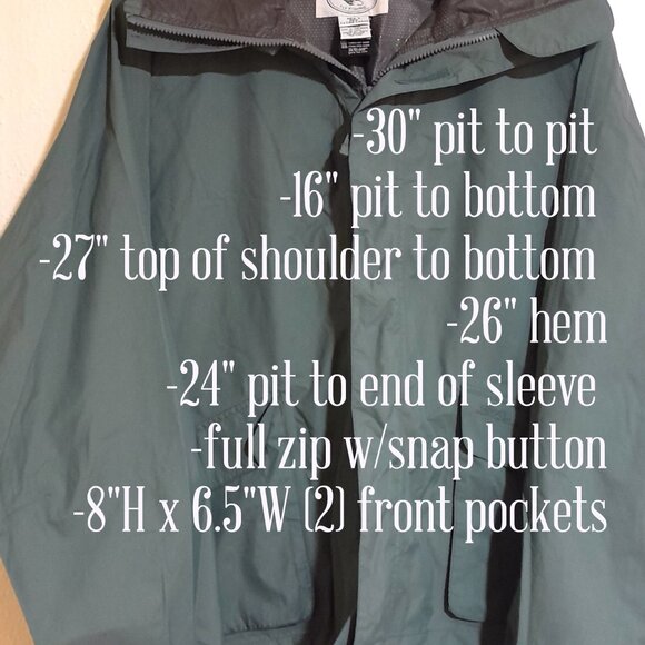 SOLD🔴🔴🔴🔴🔴🔴Vintage L.L Bean Gore-Tex Fly Fishing 2 Pocket Hooded Jacket XL - Picture 3 of 9